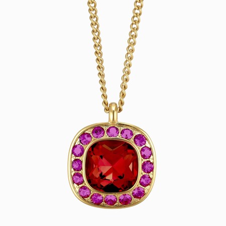 Dyrberg Kern Kelly Gold Necklace - Red